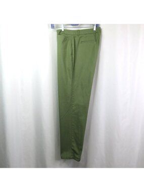 Khaki & Co Ladies Pants Green Size 14 31 x 25.5 Twill Khaki Chinos Slacks